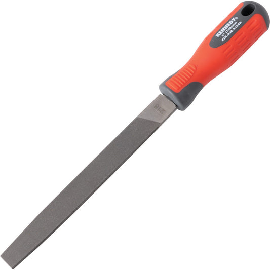 Kennedy Engineer's Hand File, Flat, Smooth Cut with Handle, 150mm (6") | KEN0302160K