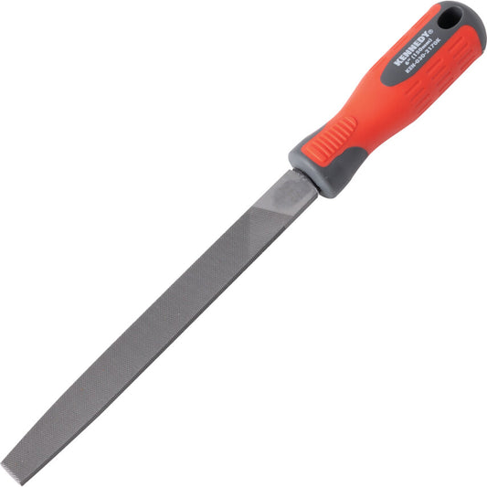 Kennedy Engineer's Hand File, Flat, 2nd Cut with Handle, 150mm (6") | KEN0302170K
