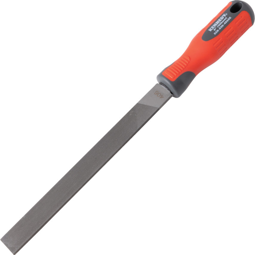 Kennedy Engineer's Hand File, Hand, Smooth Cut with Handle, 200mm (8") | KEN0304060K