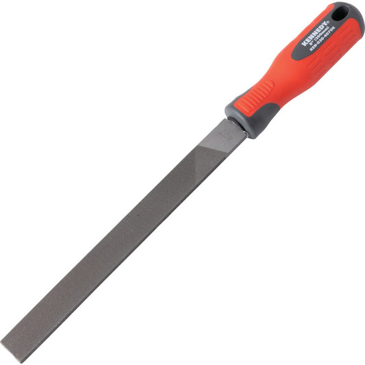 Kennedy Engineer's Hand File, Hand, 2nd Cut with Handle, 200mm (8") | KEN0304070K