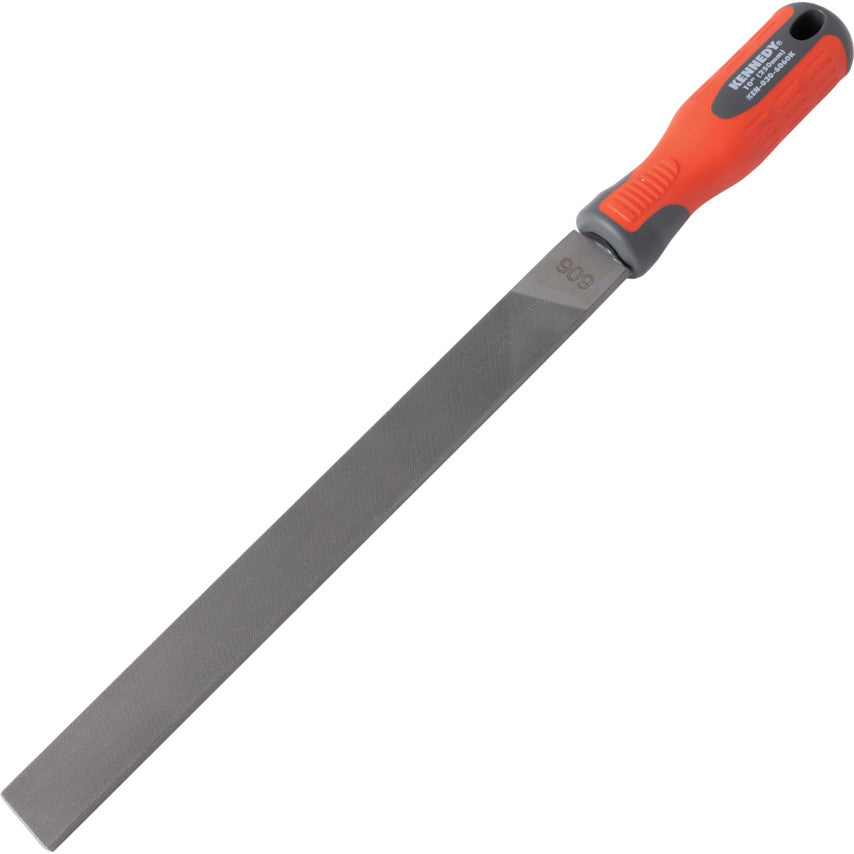 Kennedy Engineer's Hand File, Hand, Smooth Cut with Handle, 250mm (10") | KEN0306060K