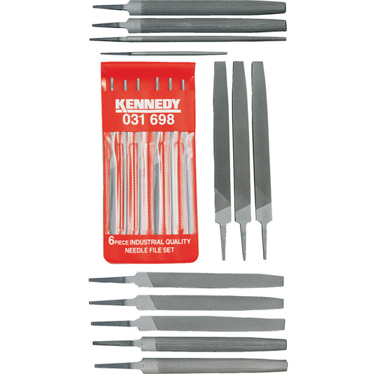 Kennedy 18Pc Engineer's Hand File (2nd Cut) & Needle File Set (Cut 2) | KEN0309990K