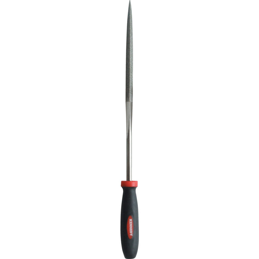 Kennedy Diamond Coated Needle File, 3 Square, 325/400 Grain, 160mm | KEN0330260K