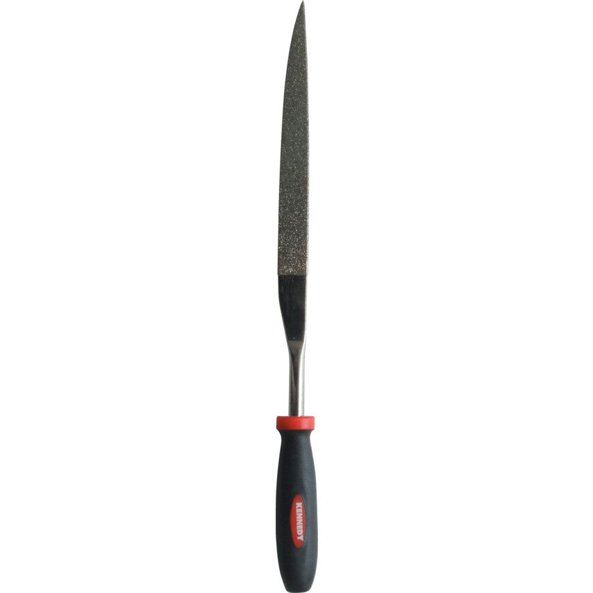 Kennedy Diamond Coated Needle File, Knife, 120/140 Grain, 160mm | KEN0330120K