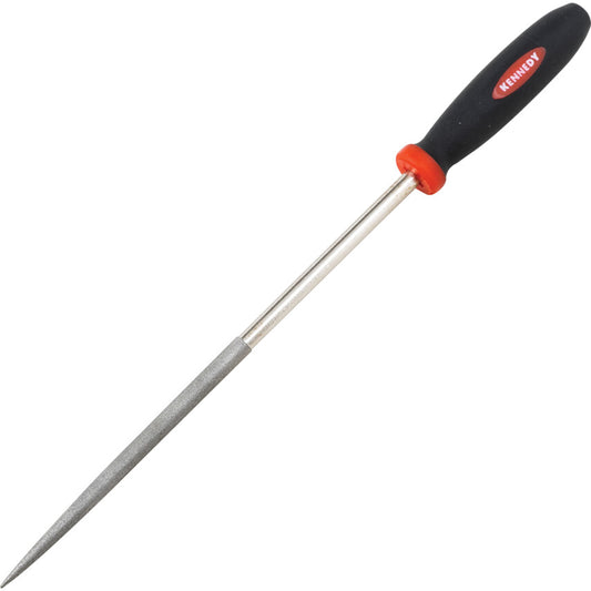 Kennedy Diamond Coated Needle File, Round, 325/400 Grain, 160mm | KEN0330280K