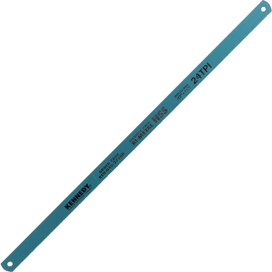 BIM HSS Hacksaw Blade, Flexible Back, 250mm (10"x1/2"x24TPI) | KEN0402250K