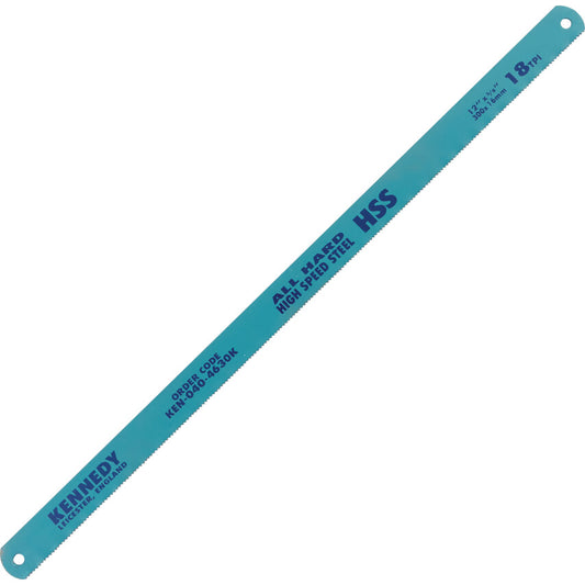 HSS Power Saw Blade, All Hard, 300mm (12"x5/8"x18TPI) | KEN0404630K