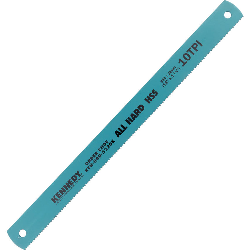 HSS Power Saw Blade, All Hard, 350mm (14"x1.1/4"x10TPI) | KEN0405220K