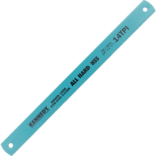 HSS Power Saw Blade, All Hard, 350mm (14"x1.1/4"x14TPI) | KEN0405230K