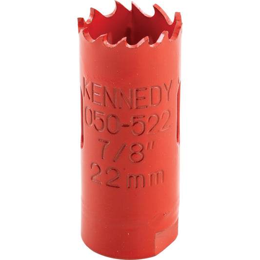 BIM HSS Hole Saw, Variable Pitch, 22x28.5mm (7/8") | KEN0505220K