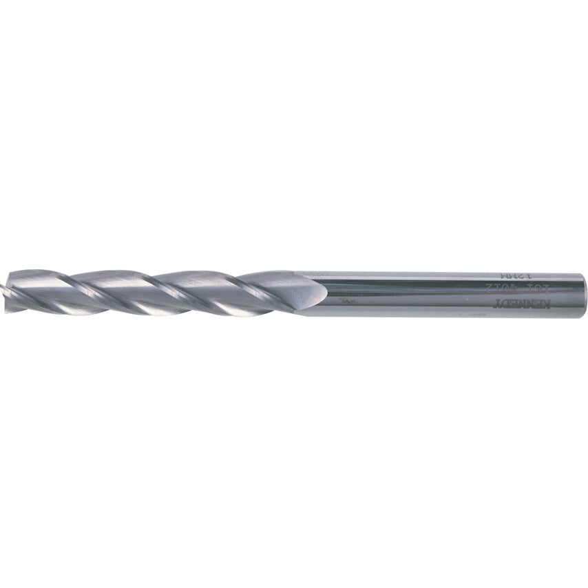 Carbide Milling Cutter, Long Slot Drill, 3Fl, D12xFL50xOL100xS12mm | KEN1614012K