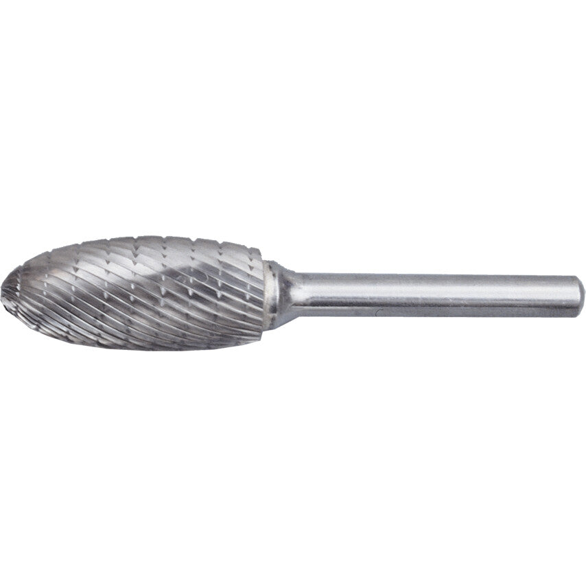 Carbide Burr, Flame Shape, Chipbreaker (Cut 9), 12x32x6mm | KEN2102320K