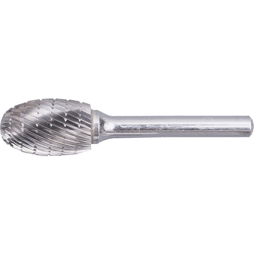 Carbide Burr, Oval Shape, Chipbreaker (Cut 9), 3x6x3mm | KEN2105120K