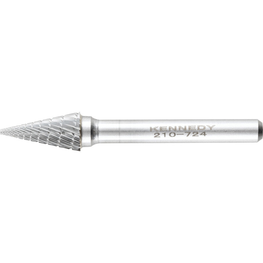 Carbide Burr, Conical, Chipbreaker (Cut 9), 10x20x6mm | KEN2107240K