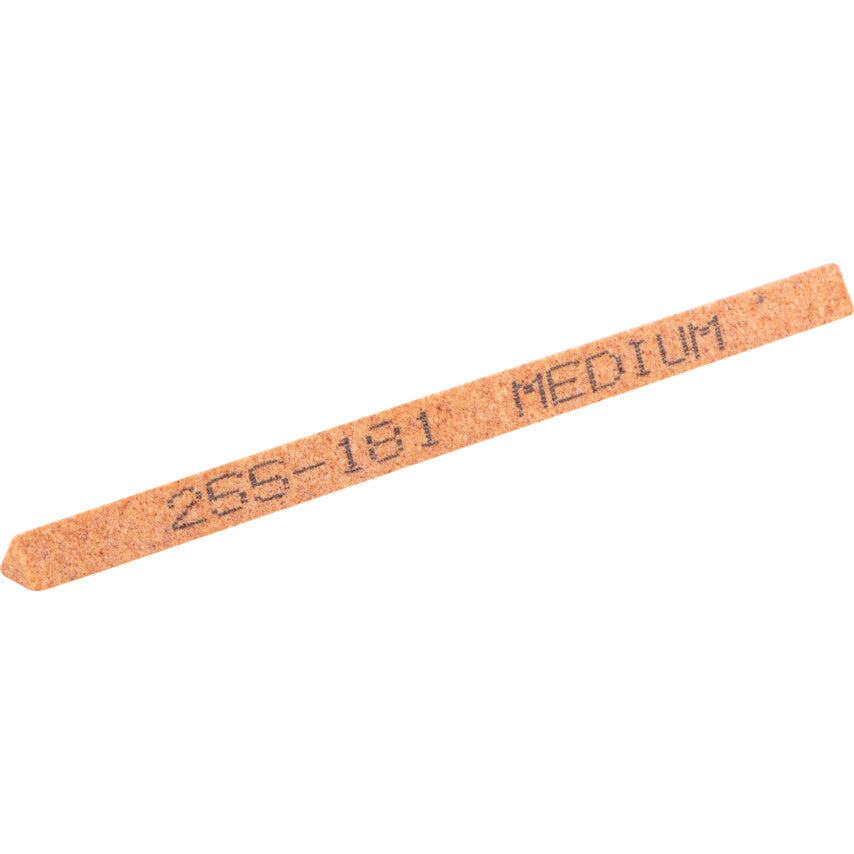 Abrasive Stone, Three Square, Al-Ox, Medium, 100x6mm | KEN2551810K