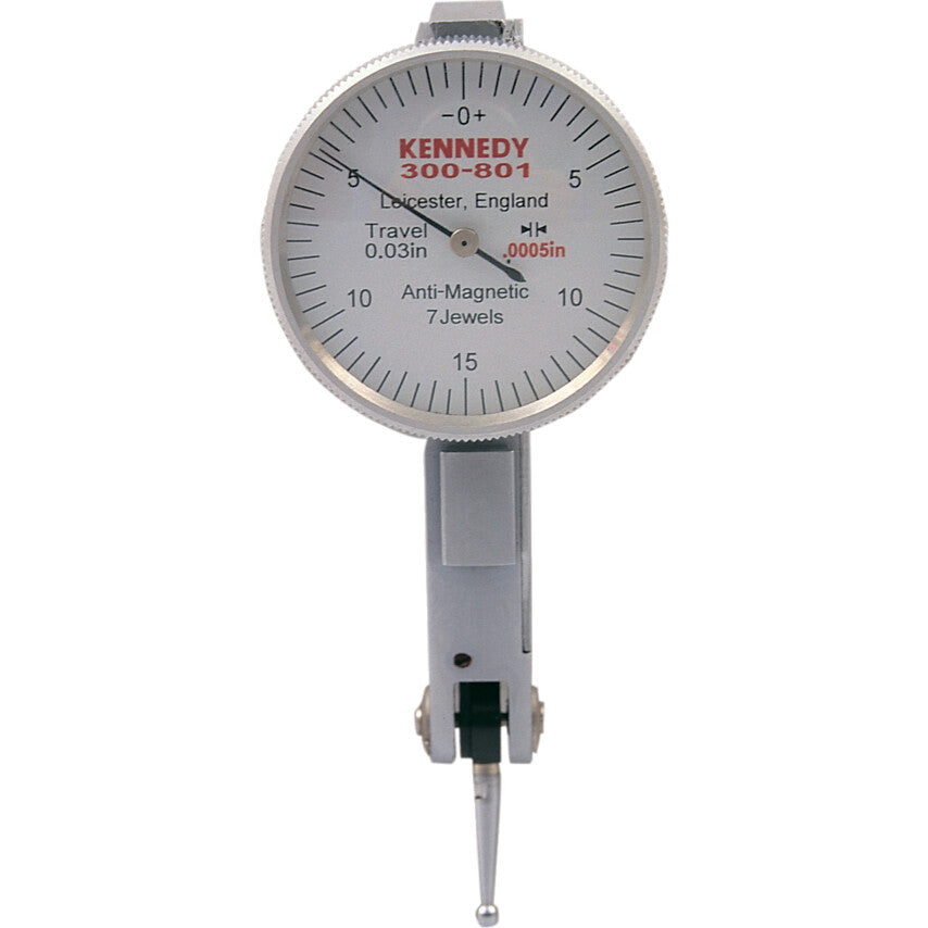 Kennedy Jewelled Lever Dial Gauge 0.03x0.0005"x0-15-0 | KEN3008010K
