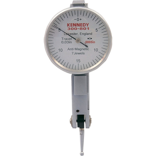 Kennedy Jewelled Lever Dial Gauge 0.03x0.0005"x0-15-0 | KEN3008010K