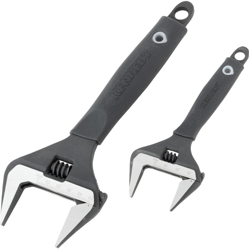Kennedy 6"/10" Wide Jaw Adjustable Wrench Set | KEN5015200K