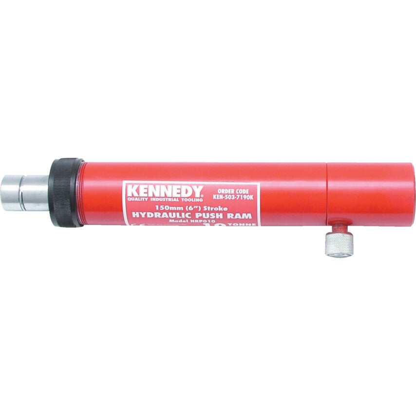 Kennedy 10-Tonne Hydraulic Push Ram, 6"/150mm Stroke | KEN5037190K