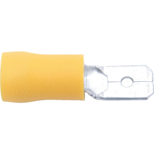 Kennedy 6.3mm Male Tab Connector Terminal-Yellow (100) | KEN5153720K