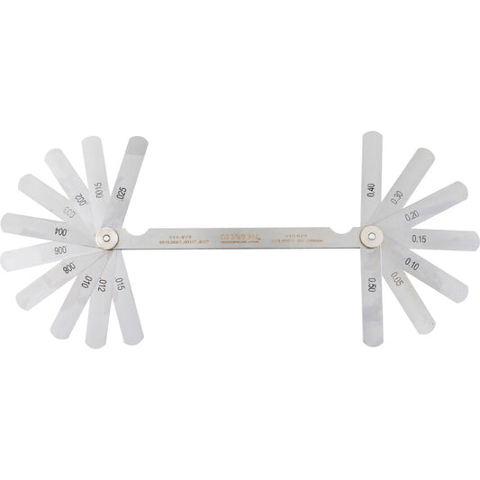 Kennedy 18-Blade Double Ended Metric & Imperial Feeler Gauge | KEN5180790K