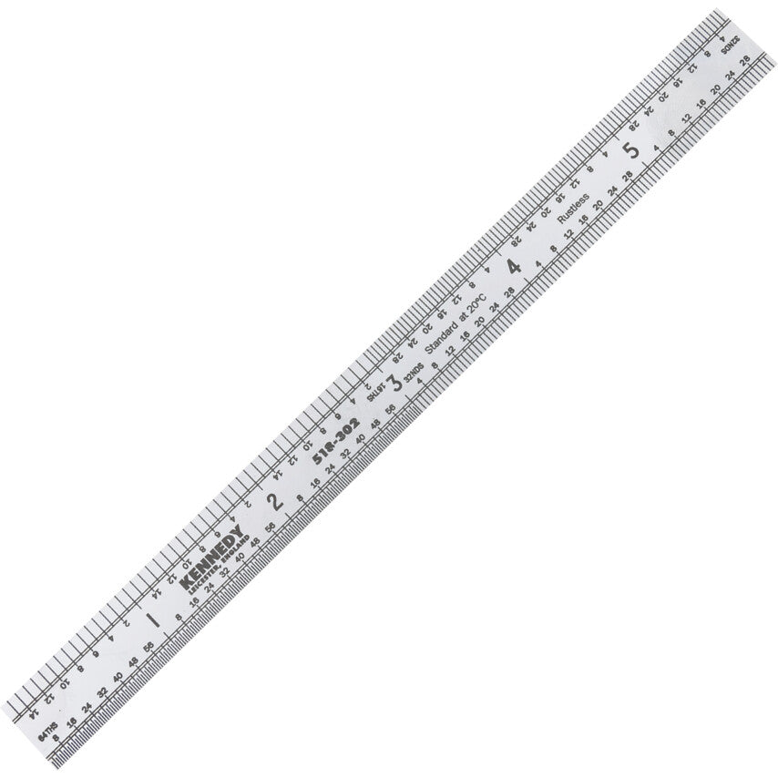 Engineer's Rule, Square End, Flexible Blade, 150mm (6") | KEN5183020K