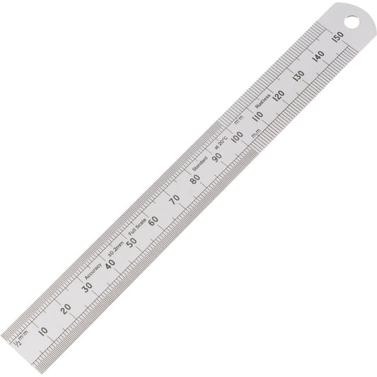 Engineer's Rule, Round End, Rigid Blade, 150mm (6") | KEN5183110K