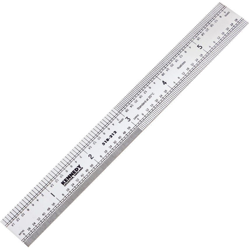 Engineer's Rule, Square End, Rigid Blade, 150mm (6") | KEN5183120K