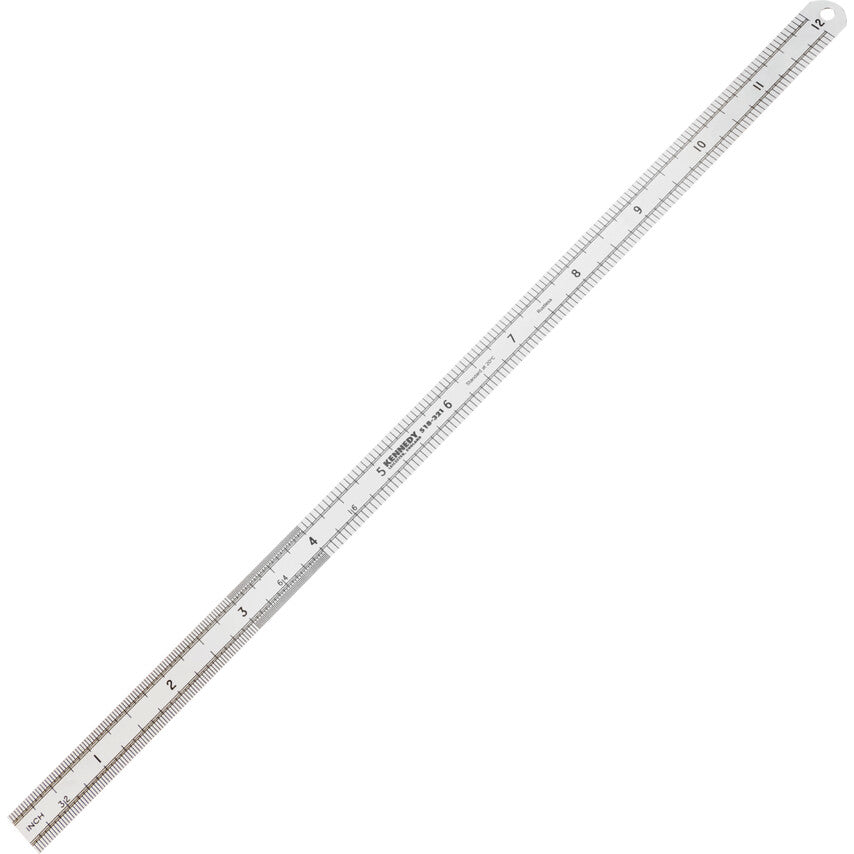 Engineer's Rule, Round End, Flexible Blade, 300mm (12") | KEN5183210K