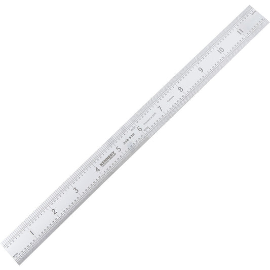 Engineer's Rule, Square End, Rigid Blade, 300mm (12") | KEN5183320K