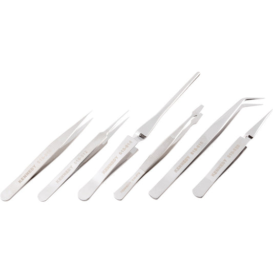 Kennedy 6P Precision Tweezers Set | KEN5185250K