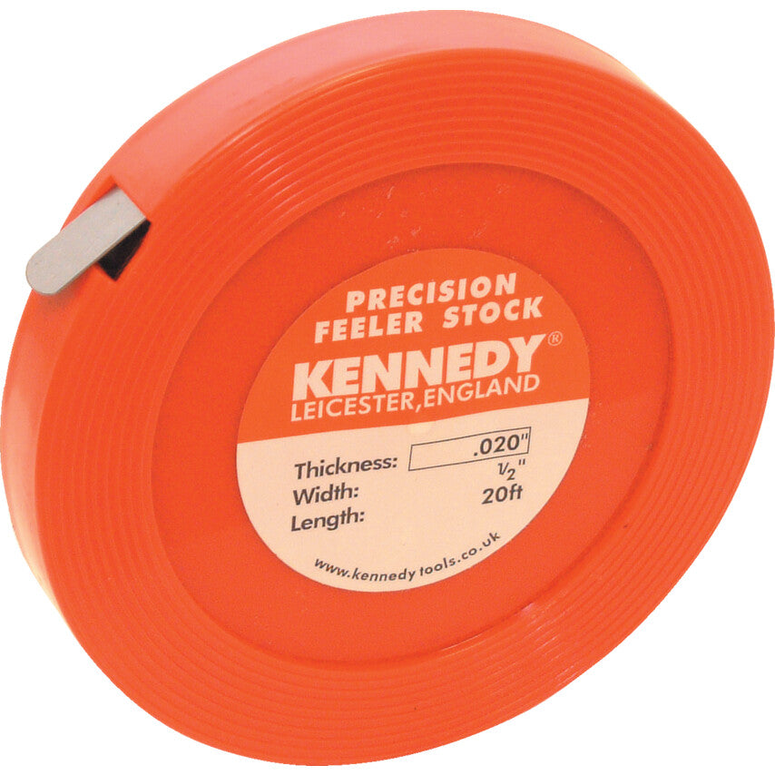 Kennedy 0.020"x1/2" Feeler Stock Strip, 20Ft Coil | KEN5192400K