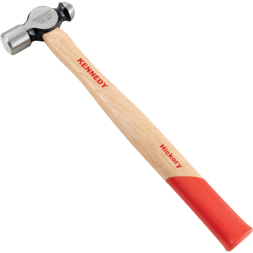 Ball Pein Hammer, BS 876, Hickory Shaft, 295mm, 226g (1/2lb) | KEN5253050K