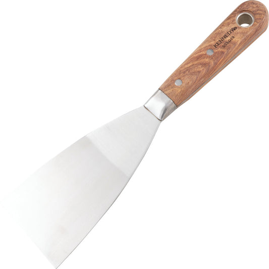 Kennedy 63x125mm Scraper, Scale Tang, Rosewood Handle | KEN5330490K