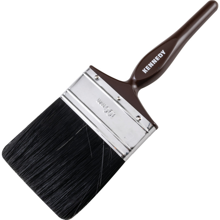 Kennedy 100mm Industrial Natural Flat Bristle Paintbrush | KEN5331240K