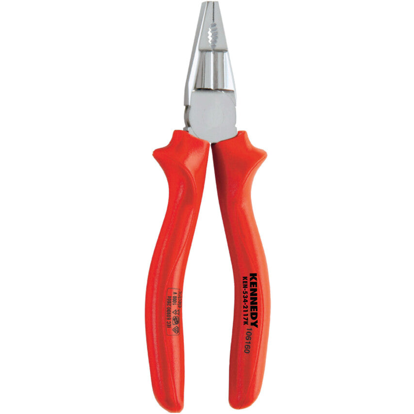 Kennedy 160mm Insulated Pliers, Comfort Grip, 1000V | KEN5342117K