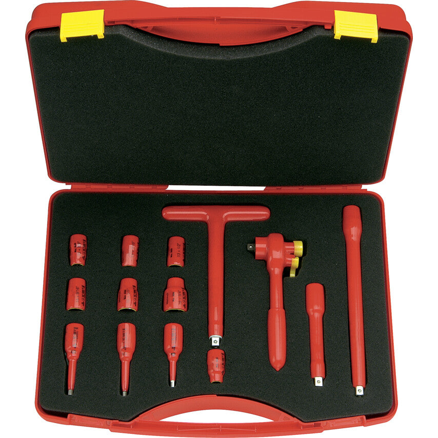 Kennedy 14Pc 3/8 Sq. Dr. Insulated VDE Reversible Ratchet Safety Tool ...