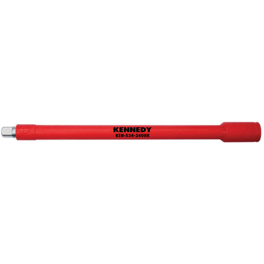 Kennedy 50mm, 1/4" Sq. Dr. Insulated Extension Bar, VDE/GS, 1000V | KEN5342408K