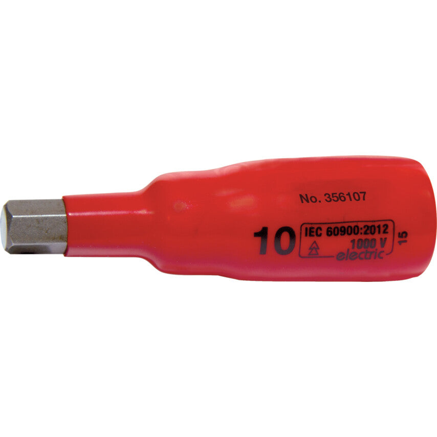 Kennedy 10mm, 1/2" Sq. Dr. Insulated Hexagonal Socket, 1000V | KEN5342502K