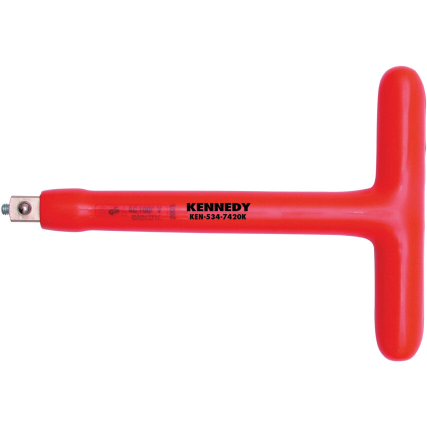 Kennedy-Pro 1/2" Sq. Dr. 200mm Insulated T-Handle, VDE/GS, 1000V | KEN5347420K