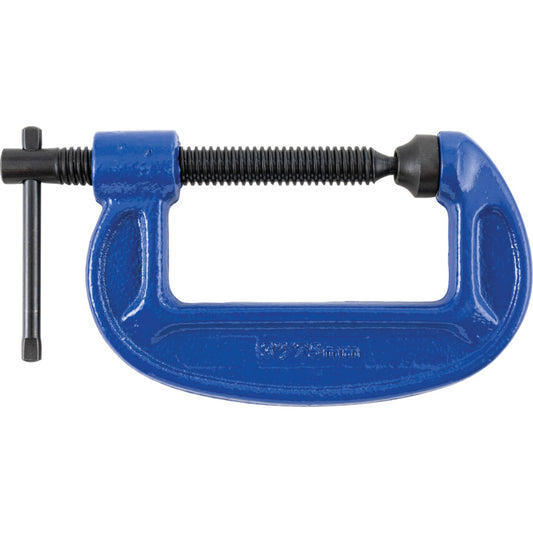 Kennedy HD G-Clamp, Steel Jaw, 75x40mm | KEN5392030K