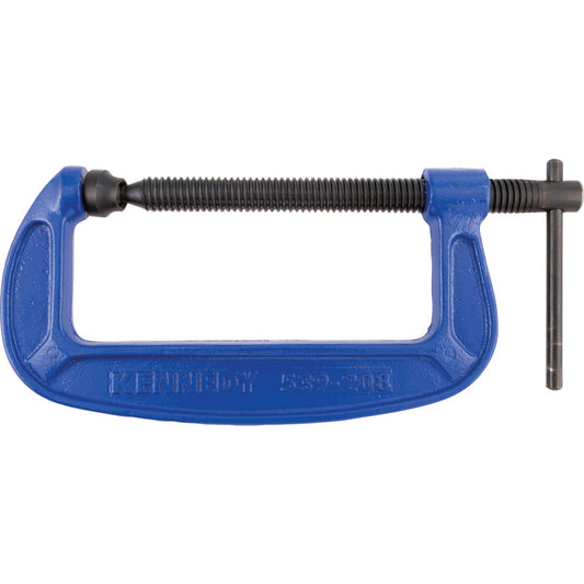 Kennedy HD G-Clamp, Steel Jaw, 200x100mm | KEN5392080K