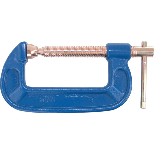 Kennedy Extra HD G-Clamp, Steel Jaw, Copper Plate Screw, 75x50mm | KEN5392430K