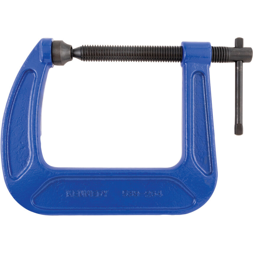 Kennedy HD G-Clamp, Steel Jaw, Deep Throat, 100x115mm | KEN5392640K
