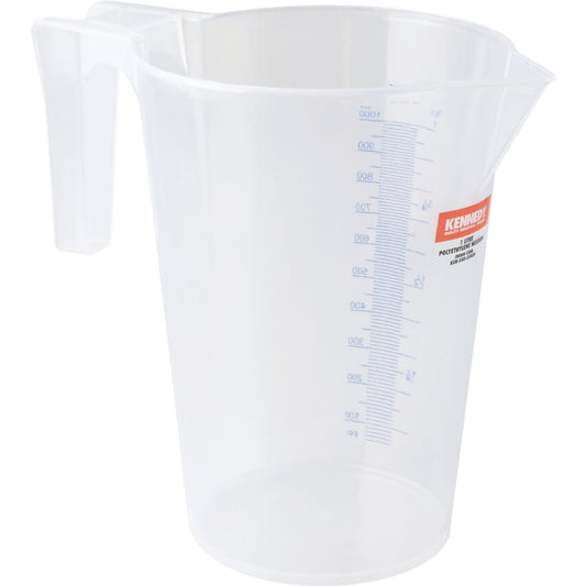 Kennedy 1Ltr Measuring Jug, Plastic, 10ml Graduations| KEN5405540K