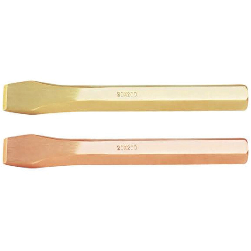 Kennedy 18x160mm Anti-Spark Flat Cold Chisel, Hex Type, Al-Br | KEN5752210K