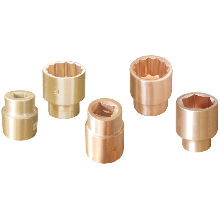 Kennedy 12mm Anti-Spark Socket, 1/2" Square Drive, Be-Cu | KEN5757432K