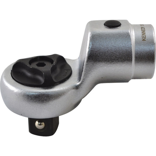 Kennedy 1/2" Square Drive, Reversible Ratchet Head End Fitting, 16mm Bore | KEN5815900K