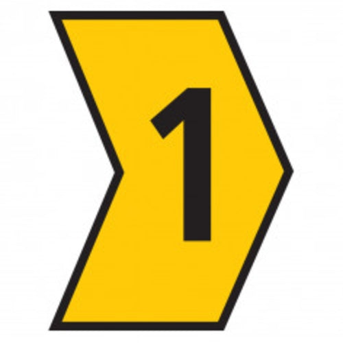 Marker Helagrip 1.0 - 3.0mm Yellow Marked 1 | HG13M1YL