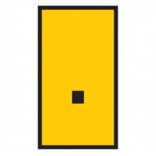 Marker Ovalgrip 6.0 - 10mm Yellow Marked Full stop . | HO854MFSYL